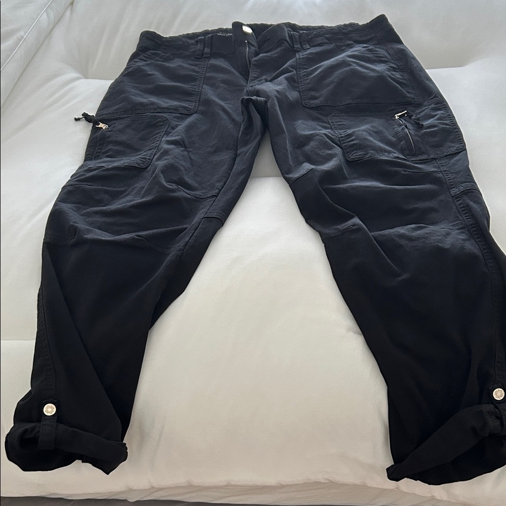 White House Black Market Womens Dark Cargo Pants